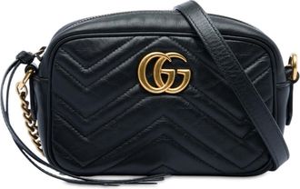 Gucci Pre-owned Gucci Mini GG Marmont Matelasse Calfskin Crossbody Ladies 7CP3C2RSZXMP6RP4