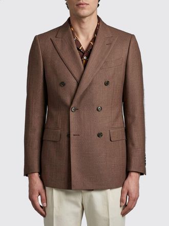 Dr&ocirc;le de Monsieur Dr&ocirc;le de Monsieur Blazer doppiopetto in misto lana chevron