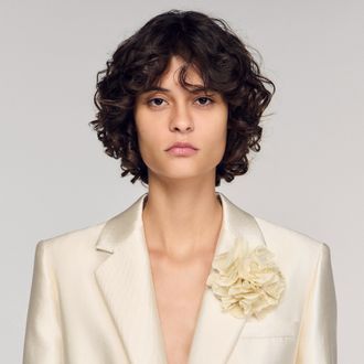 ORANDESIGNE Boléro Tulle Femme Court – Manches Courtes, Gilet Élégant Mariage, Veste Ouverte Chic Pour Robe De Soirée, Cocktail Ou Bretelles