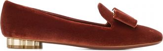 Ferragamo Womens Sarno Loafers In Orange