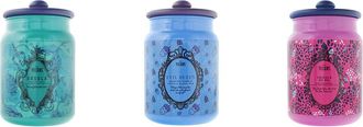 Disney Villains Scented Candle 3&times;430g - Black Pepper & Foxglove, Sea Flower & Pearl, Apple & Iris - One Size