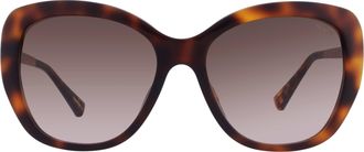 Chopard Brown Gradient Butterfly Ladies Sunglasses SCH259S 0752 57