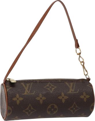 Louis Vuitton Papillon Pochette Monogram Canvas Brown Canvas Bag (Pre-Owned)