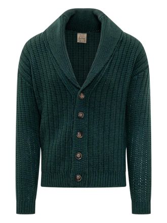 Rakk&igrave; shawl-collar cardigan - Green