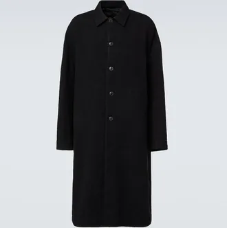 Rick Owens Brad virgin wool coat