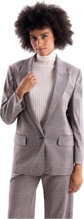 Marella Ludente Blazer - Dames - Blazers - Veelkleurig - M - Katoen - Jassen