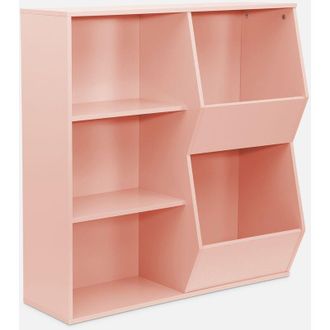 Sweeek Sweeek - Contenitore per bambini, 3 ripiani e 2 vani portaoggetti