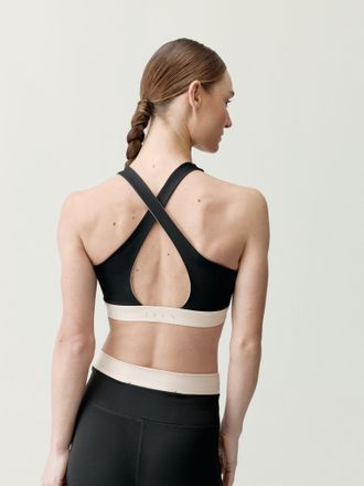 Born Living Yoga Top Fiorella Black/Stone