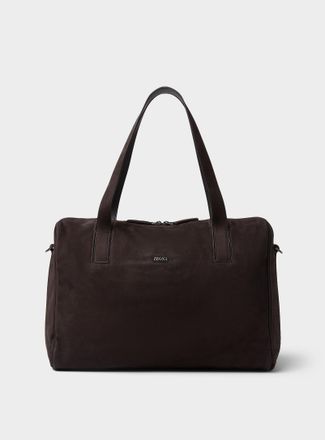 Ermenegildo Zegna Mens SecondSkin soft leather work bag