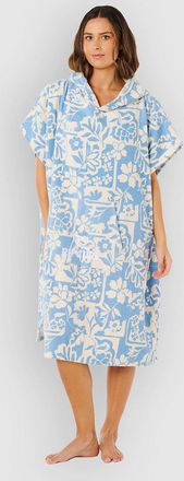 Rip Curl Mixed Hooded Surf Poncho blau
