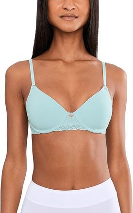 Natori Bliss Perfection Contour Underwire 721154 Womens Bra Blue Meadow : 34DDD, Jersey/Lace/Nylon