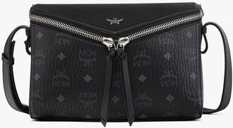 MCM Diamant 3d Shoulder Bag In Visetos Leather Mix