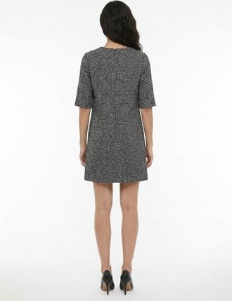 Dolce & Gabbana Wool-Blend Textured Dress - Gray