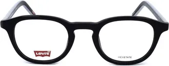 Levi's Mens Black Rectangular Eyeglass Frames LV-1029-2