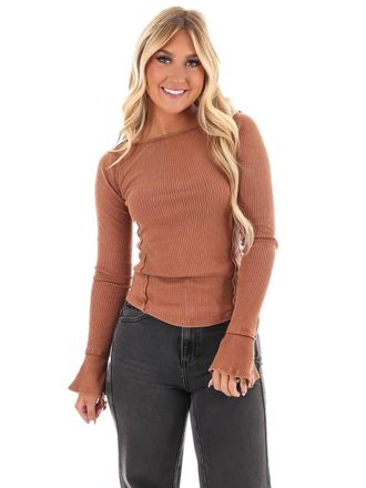 Free People Soul Sister Layering Top In Cedarwood