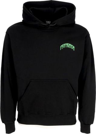 PROPAGANDA Triangle Hooder Hoodie - Heren - Hoodies - Zwart - XS - Katoen - Hoodies & sweatvesten