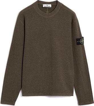 Stone Island Maglia - Heren - Ronde hals truien - Bruin - M - Truien & Vesten