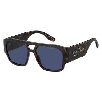 Marc Jacobs Sunglasses, female, Brown, 55 MM, Havana/Blue Sunglasses 860/S