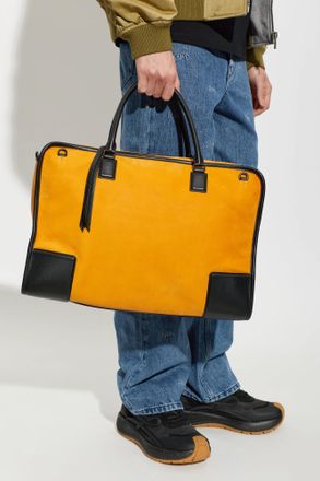 Loewe Amazona 180 Large Holdall, Mens, Orange
