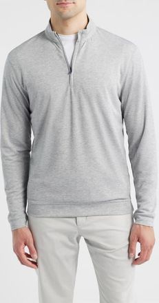 Johnnie-O Pircio Performance Quarter Zip Pullover in Seal at Nordstrom, Size Xx-Large