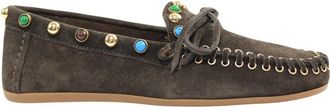 Bibi Lou Marron - Dames - Loafers - Bruin - 37 EU - Leer - Schoenen