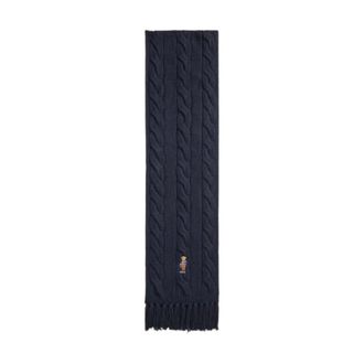 Ralph Lauren Accessoires, unisex, Blauw, ONE Size, Winter Sjaal
