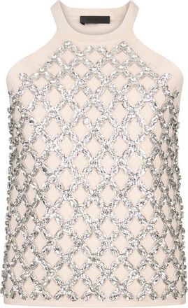 Liu Jo Top con decorazione - Toni neutri