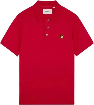 Lyle & Scott Tops, Heren, Rood, S, Katoen, Polo-Y273 Polo