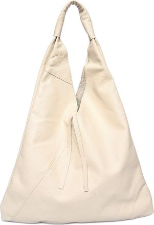 Anna Luchini Beige Rundleer Tas