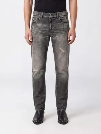 Diesel Jeans D-Strukt slim fit in denim stretch con effetto usurato a 5 tasche