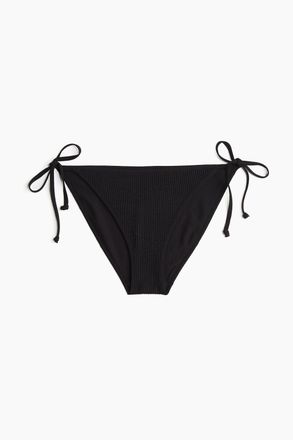 H&M Tie-Tanga Bikinihose - Schwarz