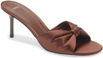 Mango Lara Sandal in Chocolate at Nordstrom, Size 7.5Us