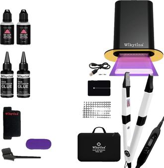 OEM Kit De Extensiones De Cabello, M&aacute;quina Removedora De Pegamento Uv, Herramientas Profesionales Para Peinado, Combo-i