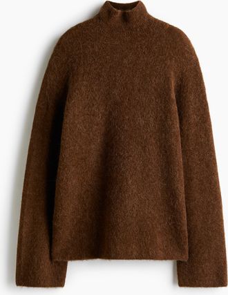 H&M Oversized Pullover aus Alpakamix - Beige