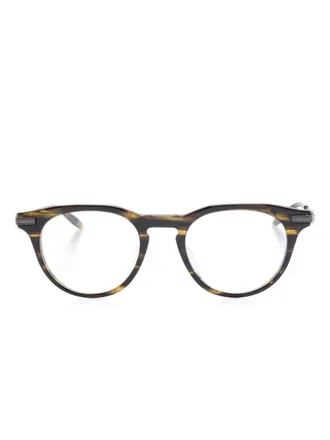 Akoni Gemini glasses - unisex - Metal/Acetate - 48 - Brown
