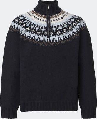 arch4 Mr Saint Gervais Fair Isle cashmere sweater