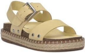 Lucky Brand Umora Slingback Espadrille Platform Sandal in Sunlight at Nordstrom Rack, Size 6.5
