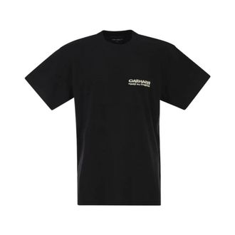 Carhartt Work in Progress Carhartt Wip, T-Shirts, male, Black, Size: XL Cubist T-shirt