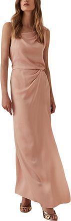 Reiss Ostia Maxi Strappy Back Maxi Dress
