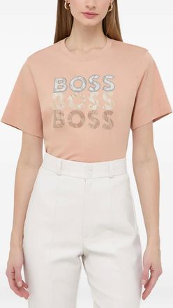 BOSS T-shirt con logo - Toni neutri