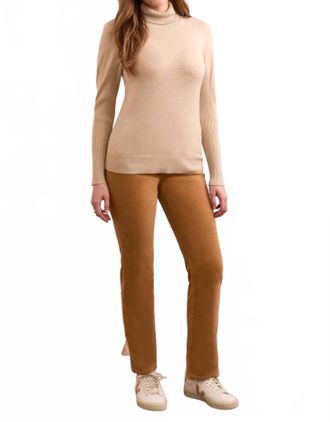 Tribal Lightweight Turtle Neck Sweater In H Latte