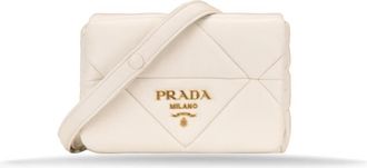 Prada Schoudertas - Dames - Schoudertassen - Wit - ONE Size - Leer - Tassen