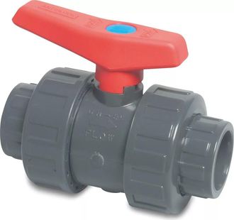 OEM Valvola A Sfera In Pvc-u 63 Mm Dn50 Grigia Tipo 2000