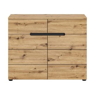 Calicosy C&oacute;moda 2 puertas y 2 cajones l100 cm - efecto madera clara