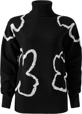 Carolina Herrera floral-embroidered jumper - women - Cashmere/Virgin Wool - S - Black
