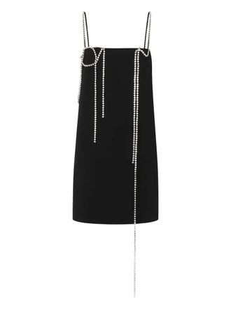 Moschino embellished-straps mini dress - Black