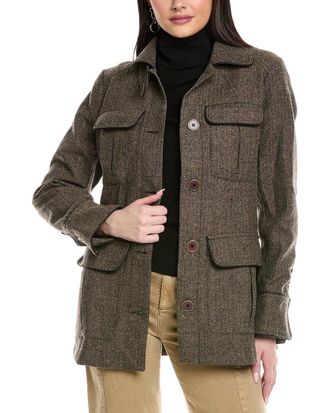 Free People Renaux Officer Wool-Blend Jacket