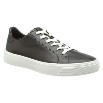 Ecco Ecco Street Tray 291143 Leather Womens Trainers - UK 6.5-7 - US 9-9.5 Women - EU 40 - Black - Size:UK 6.5-7