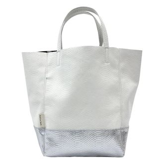 Alessia Santi Zilveren Tassen Collectie - Dames - Shoppers - Grijs - ONE Size - Tassen