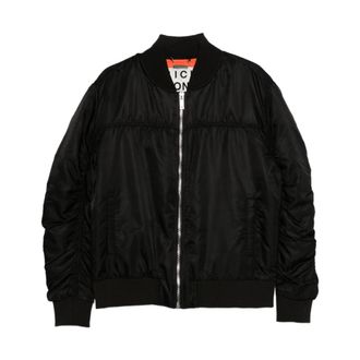 John Richmond Bomber Jackets, male, Black, L, Nero Jacket